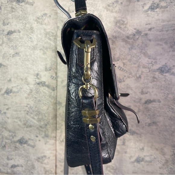 orYANY Julia Leather Satchel Messenger Bag - Picture 3 of 15